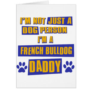 Cartão Mamães do buldogue francês