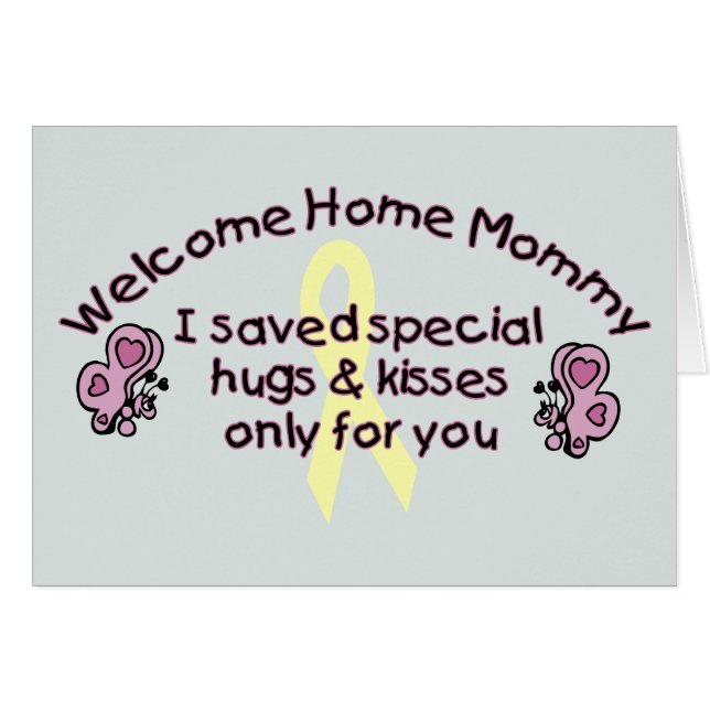 Cartão Mamães Home bem-vindas (Frente Horizontal)