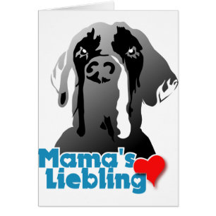 Cartão Mamas Lieblings Dogge