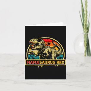 Cartão Mamasaurus Rex Trex Dinossauro Mãe Saurus Rex Famí
