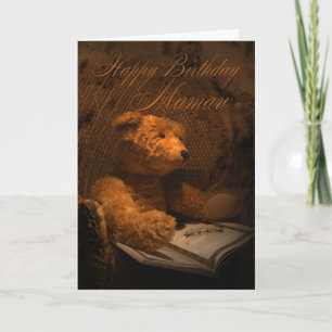 Cartão Mamaw Birthday Card - Old Fashioned Teddy Bear