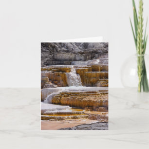 Cartão Mammoth Springs Falls Thinking Of You