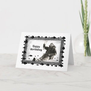 Cartão Man Ice Fish, Aniversário, Pai