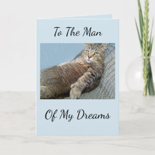 Cartão Man Of My Dreams Birthday