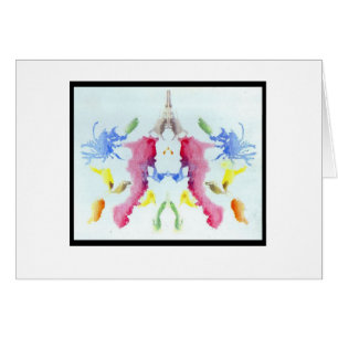 Cartão Mancha de tinta 10,0 de Rorschach