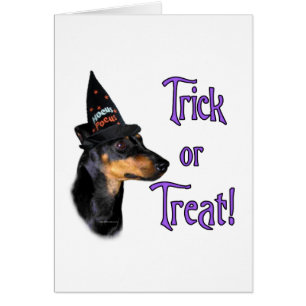 Cartão Manchester Terrier Trick