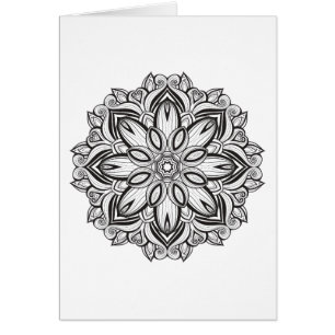 Cartão Mandala bonita