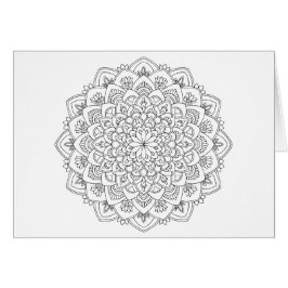 Cartão Mandala da virtude