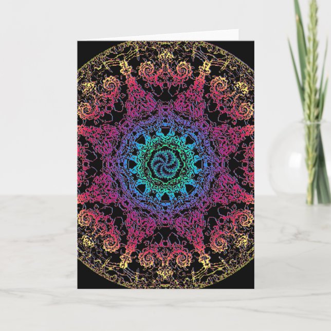 Cartão Mandala de Kala Chakra (Frente)
