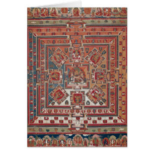 Cartão Mandala de Vaishravana