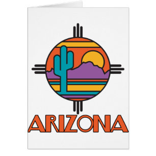 Cartão Mandala do deserto da arizona