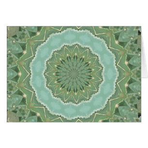 Cartão Mandala do Succulent