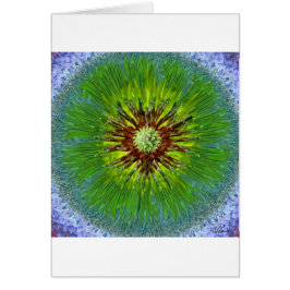 Cartão Mandala do Sunburst de Ponderosa