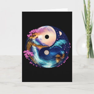 Cartão Mandala Zen Harmonia Yin Yang Lança Yoga Meditação