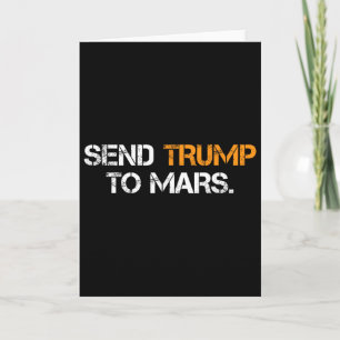 Cartão Mande Trump para Marte