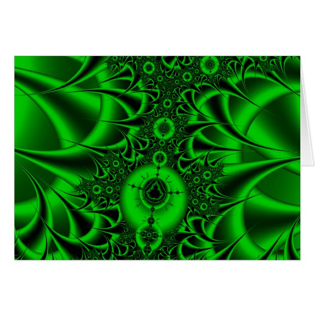 Cartão mandelbrot: ácaro estrangeiro (Frente Horizontal)