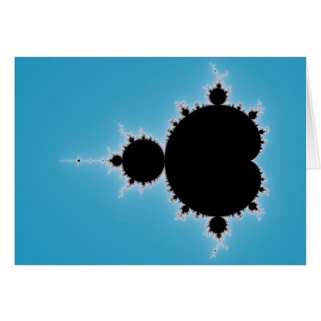 Cartão Mandelbrot ajustou 05 - Fractal (Frente Horizontal)