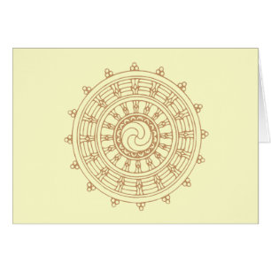 Cartão mandella amarela