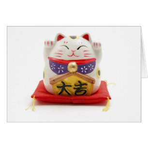 Cartão Maneki Neko