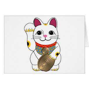 Cartão Maneki Neko