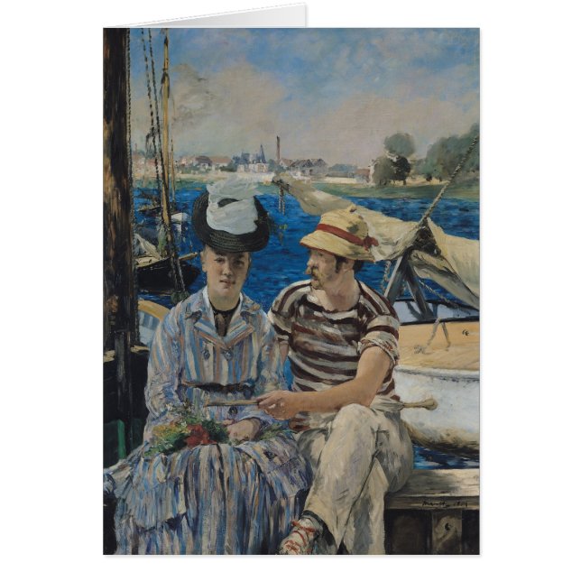 Cartão Manet | Argenteuil, 1874 (Frente)