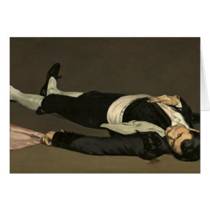 Cartão Manet o Toreador inoperante, c.1864