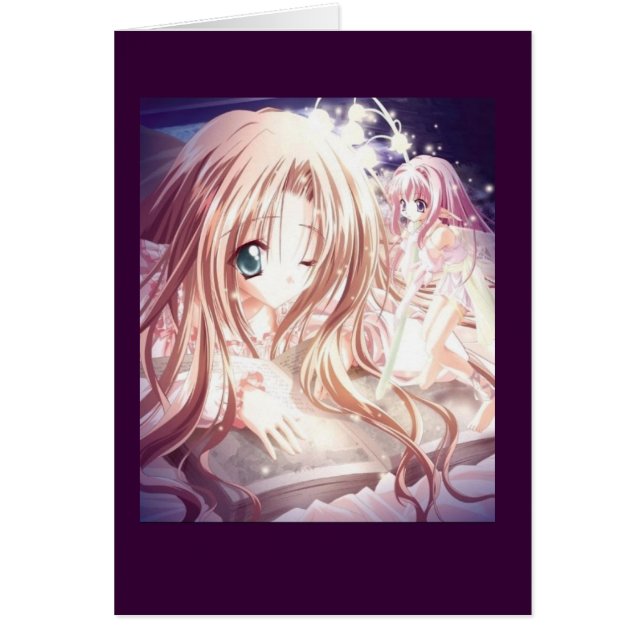 Cartão manga-rapariga (Frente)