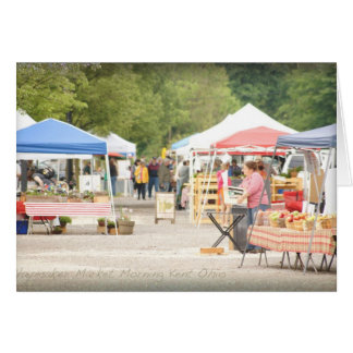 Cartão Manhã do mercado