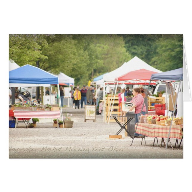 Cartão Manhã do mercado (Frente Horizontal)