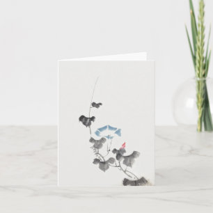 Cartão Manhã Glória Hokusai Belas Artes Japonesas