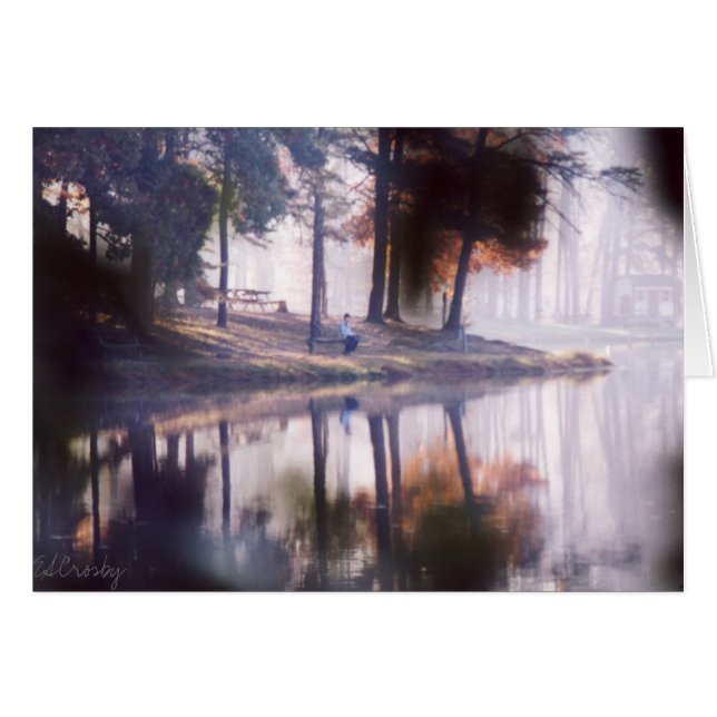 Cartão manhã nevoenta (Frente Horizontal)