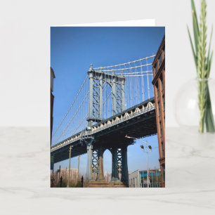 Cartão Manhattan Bridge and Empire State Building