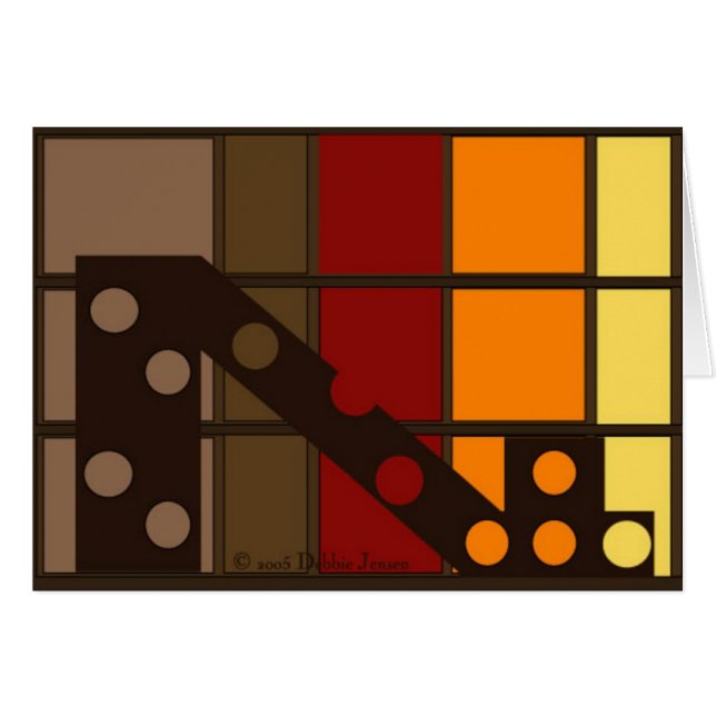 Cartão Mania VII dos calçados por Debbie Jensen (Frente Horizontal)