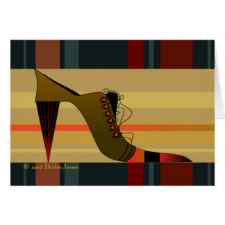 Cartão Mania VIII dos calçados por Debbie Jensen