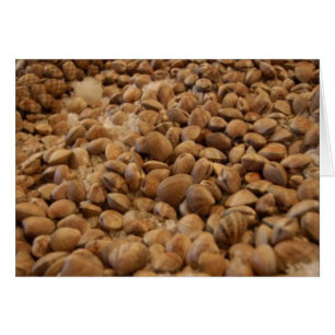 Cartão manila clams
