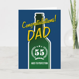 Cartão Manly Birthday card for men pai parabéns
