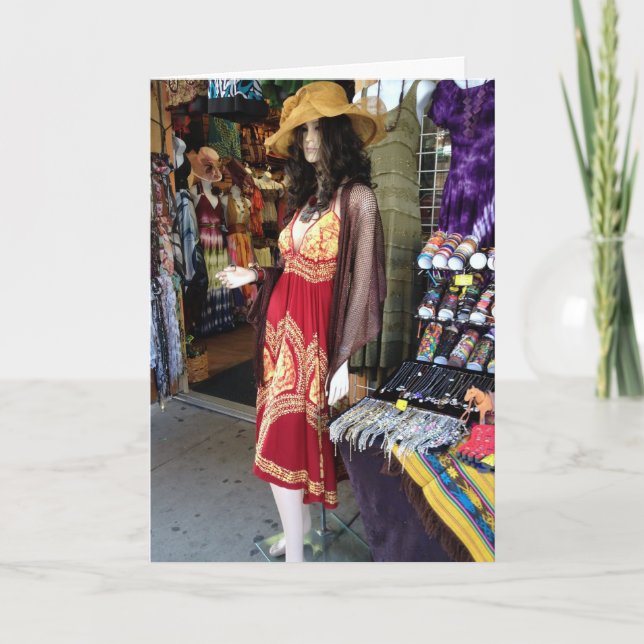 CARTÃO MANNEQUIN DIZ ANIVERSÁRIO ADORÁVEL ***FILHA DA GRA (Frente)