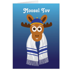 Cartão Manny os alces Head_Bar Moosevah_Mooseltov