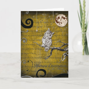 Cartão Manque d'inspiration