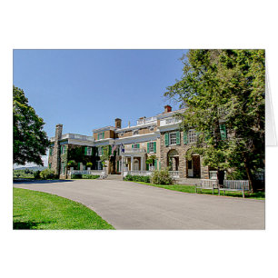 Cartão Mansão do Presidente Franklin D. Roosevelt (FDR)