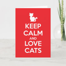 Mantenha a Calma e Ame Gatos