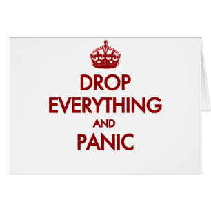 Cartão Mantenha a calma? Pfft!