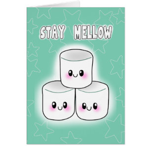 Cartão Mantenha o marshmallow