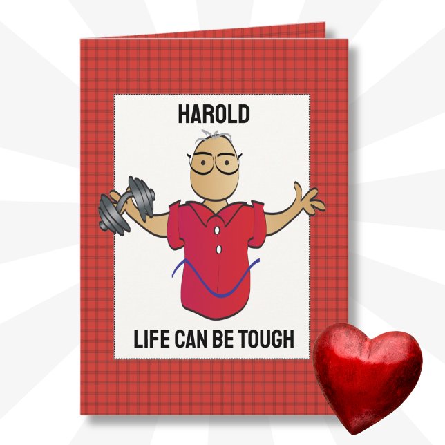 Cartão Mantenha-se firme para ele (Criador carregado)