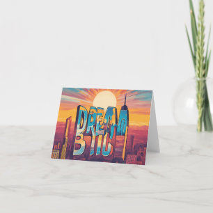 Cartão Mantenha-se inspirado - Designs motivacionais e de