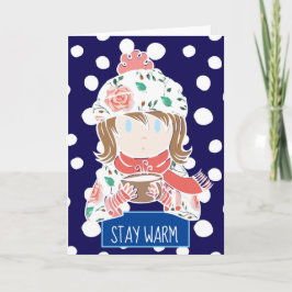 Cartão Mantenha-se quente