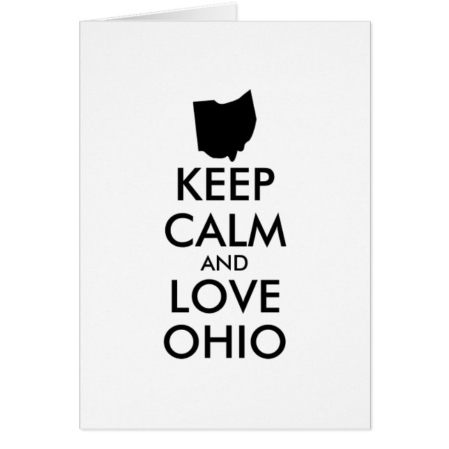 Cartão MANTER CALM e AMOR personalizáveis (Frente)