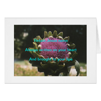 Cartão Manter nome de Jesus