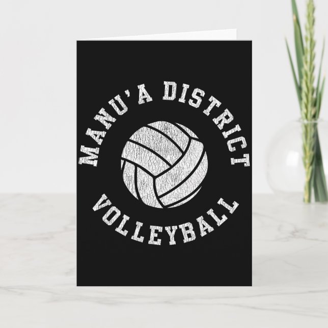 Cartão Manua Distrito Volei Retro Angustiado Equipe Vb (Frente)