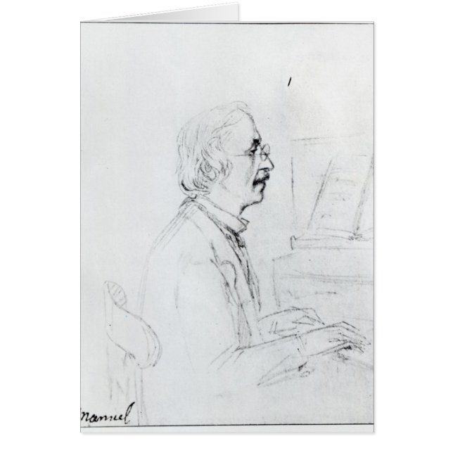 Cartão Manuel García (Frente)